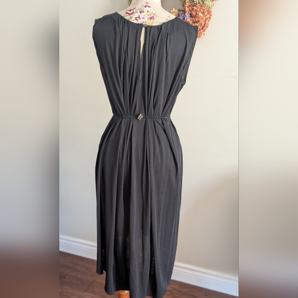 Geovedi Elegant Black Sleeveless‎ Dress - Picture 4 of 12